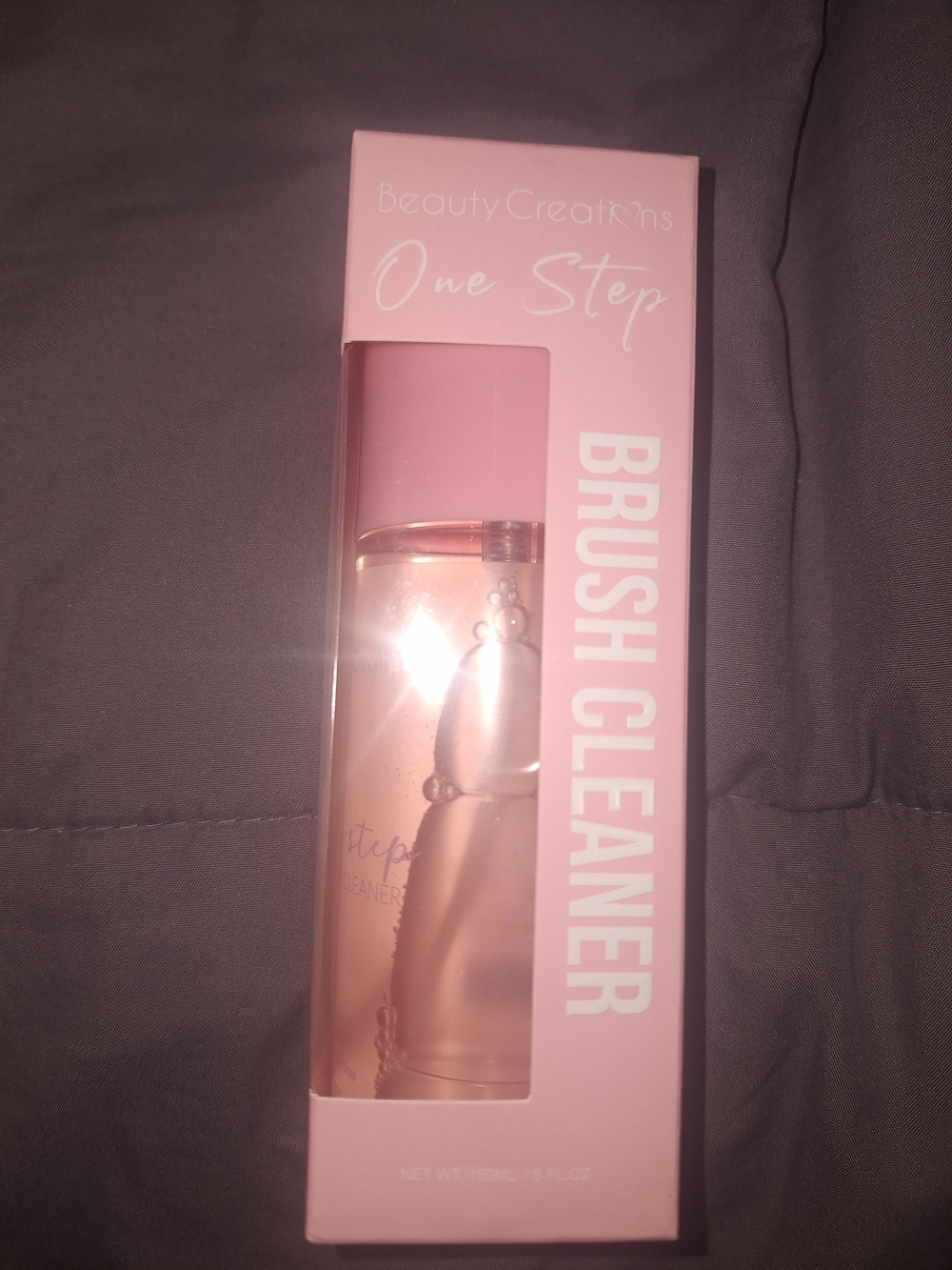 Beauty Creations Brush Cleaner Bottle in Light Pink